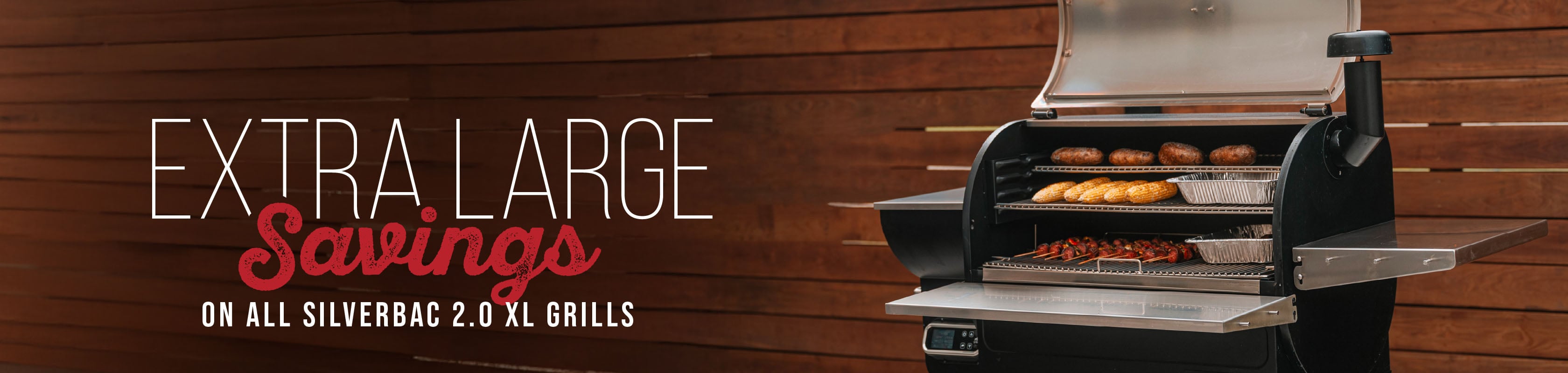 50% Off ALL Silverbac 2.0 XL Smokers!